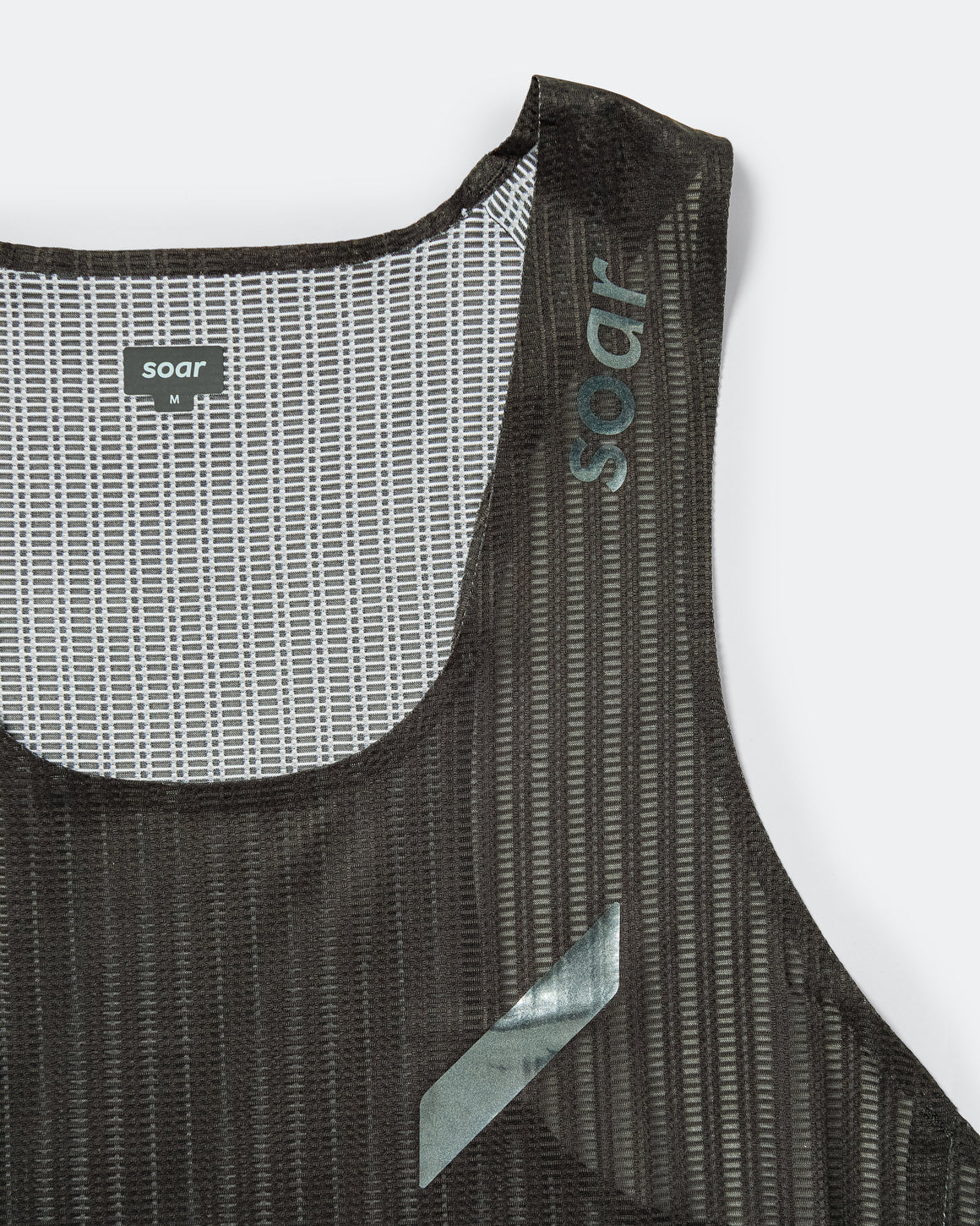 Soar - Mens Race Vest - Black - Up There Athletics