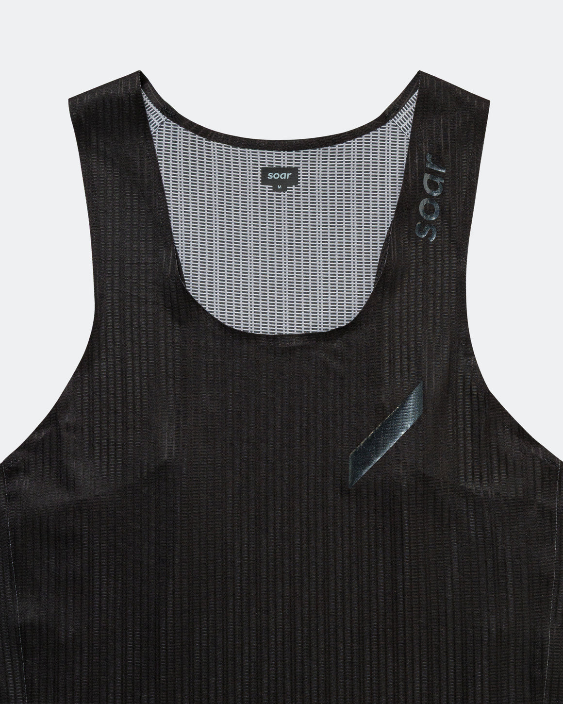 Soar - Mens Race Vest 2.0 - Black - Up There Athletics