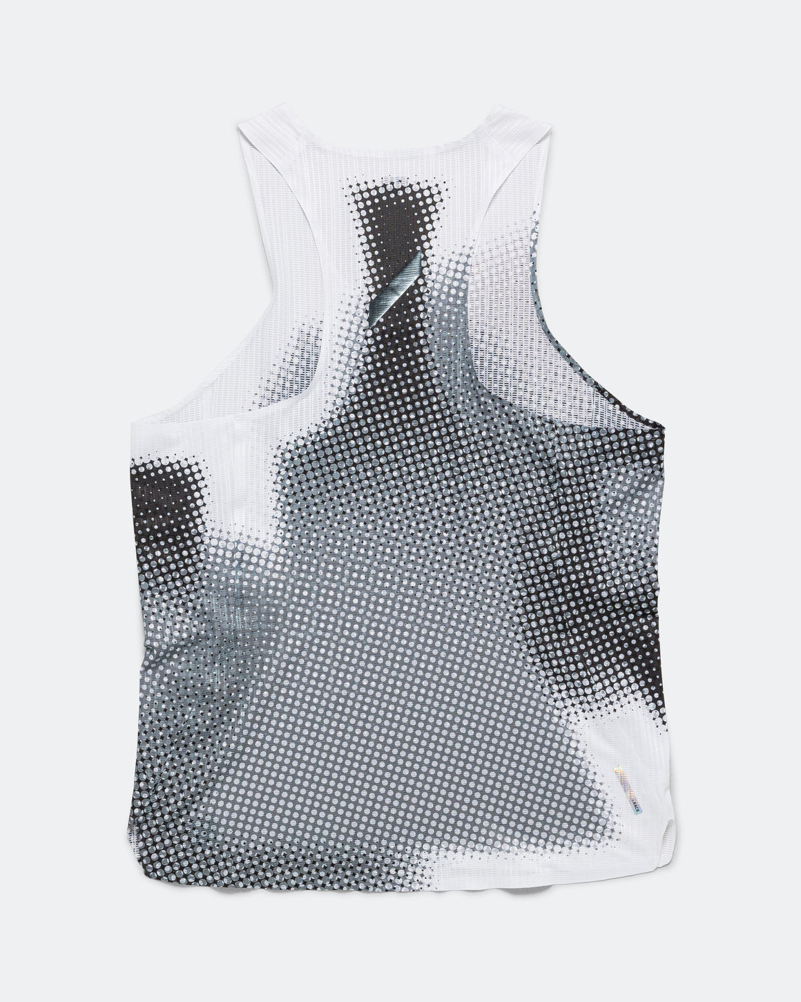 Soar - Mens Race Vest - Black/White Dot - Up There Athletics