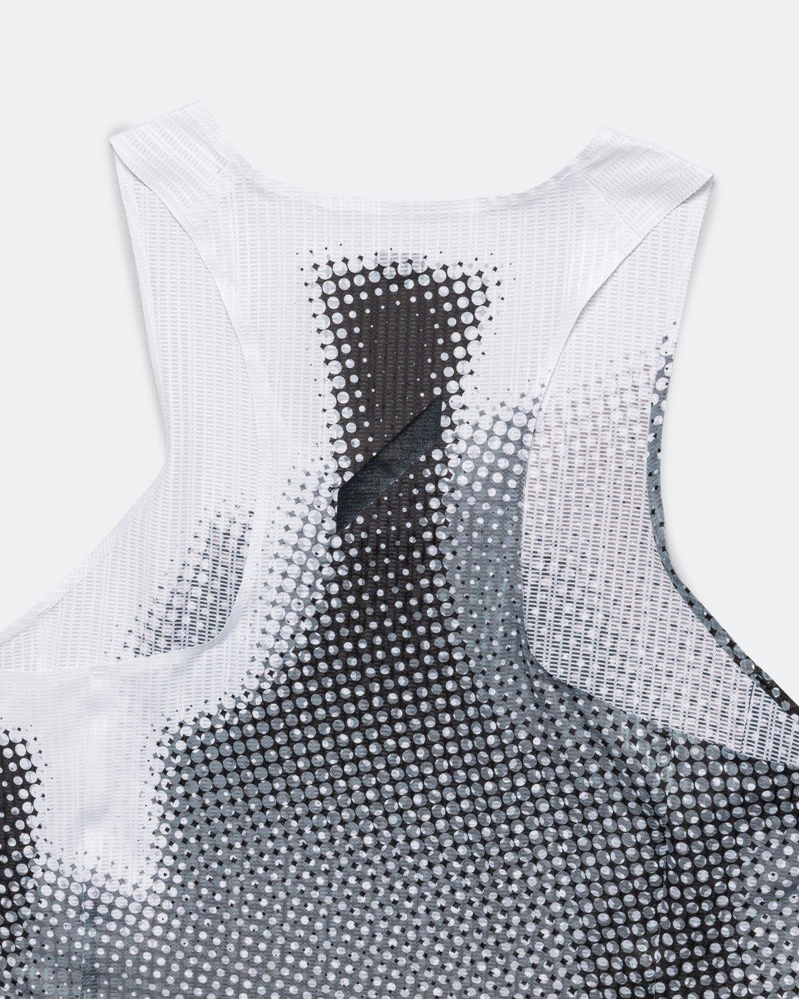 Soar - Mens Race Vest - Black/White Dot - Up There Athletics