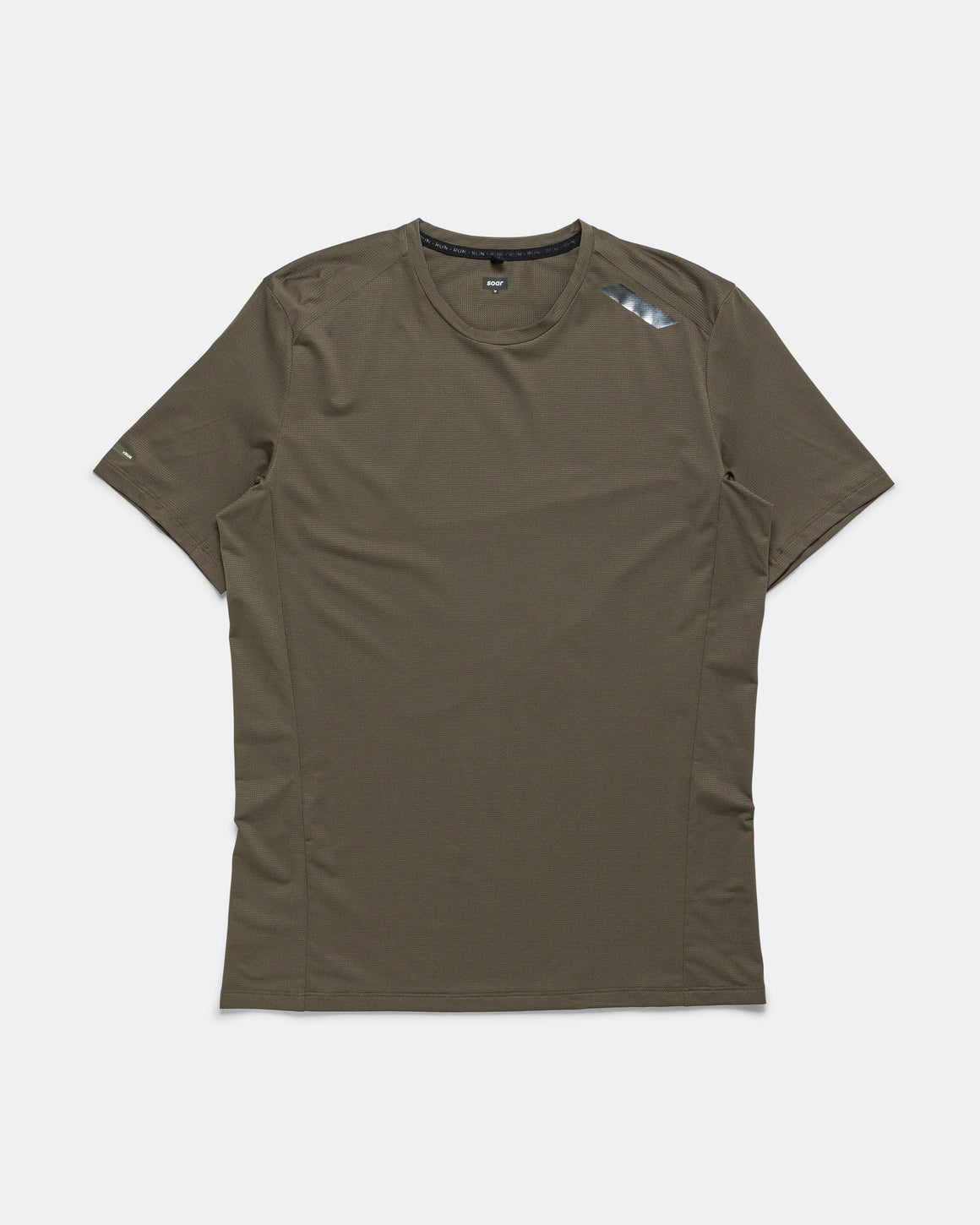 Soar - Mens Tech T - Dark Green - Up There Athletics