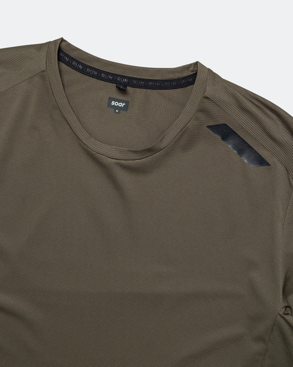 Soar - Mens Tech T - Dark Green - Up There Athletics