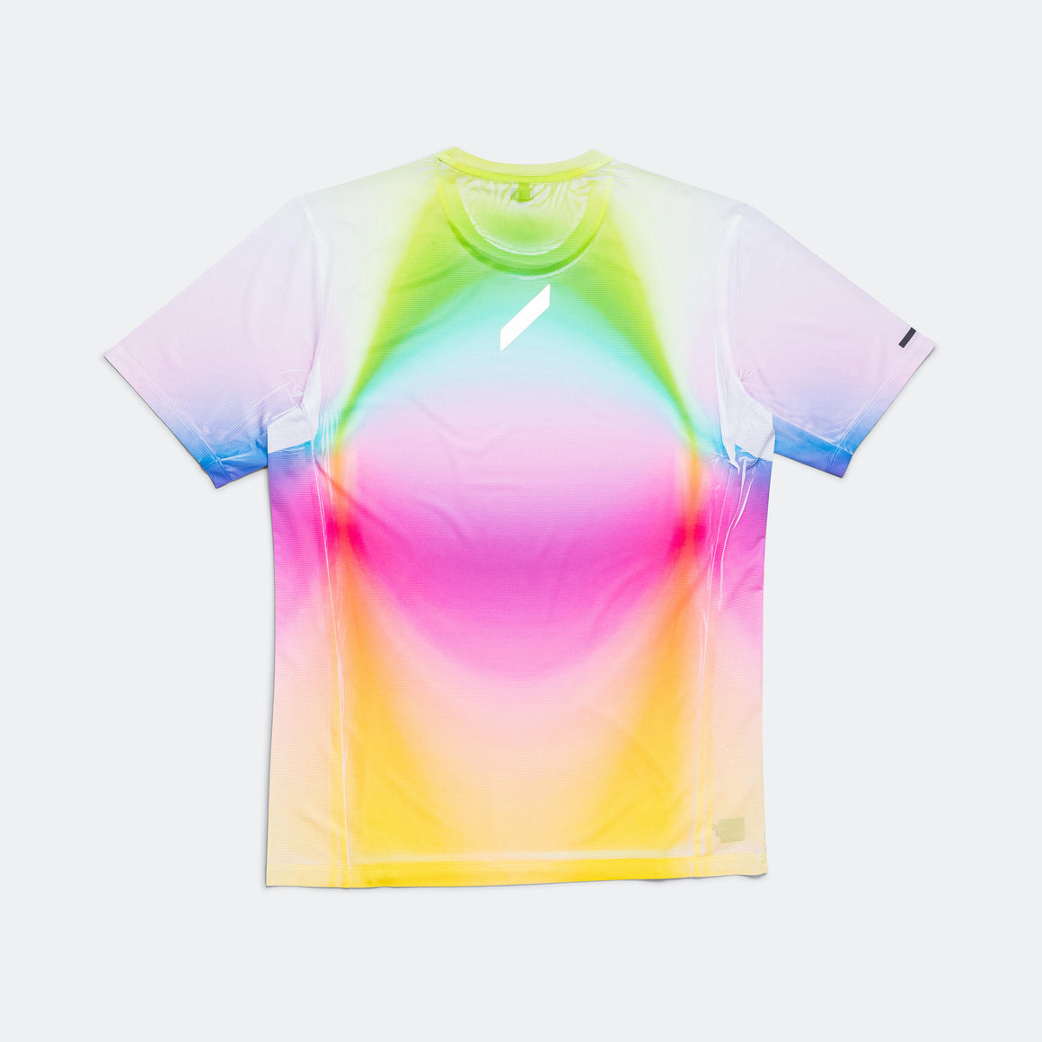 Soar - Mens Printed Tech T - Pastel Rainbow - Up There Athletics