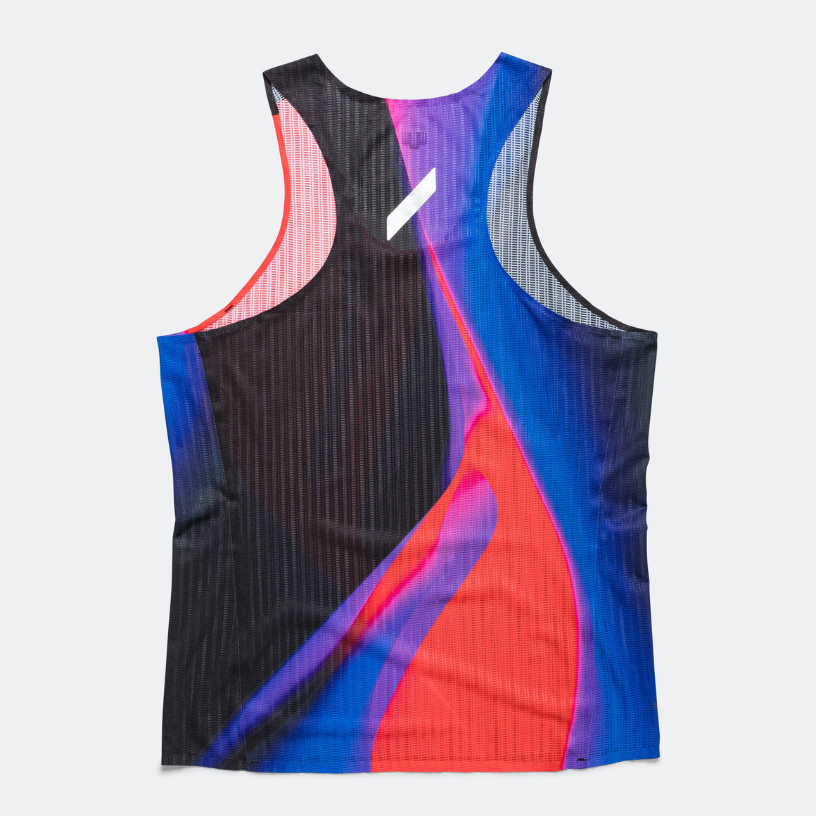 Soar - Mens Race Vest - Black/Blue/Red - Up There Athletics