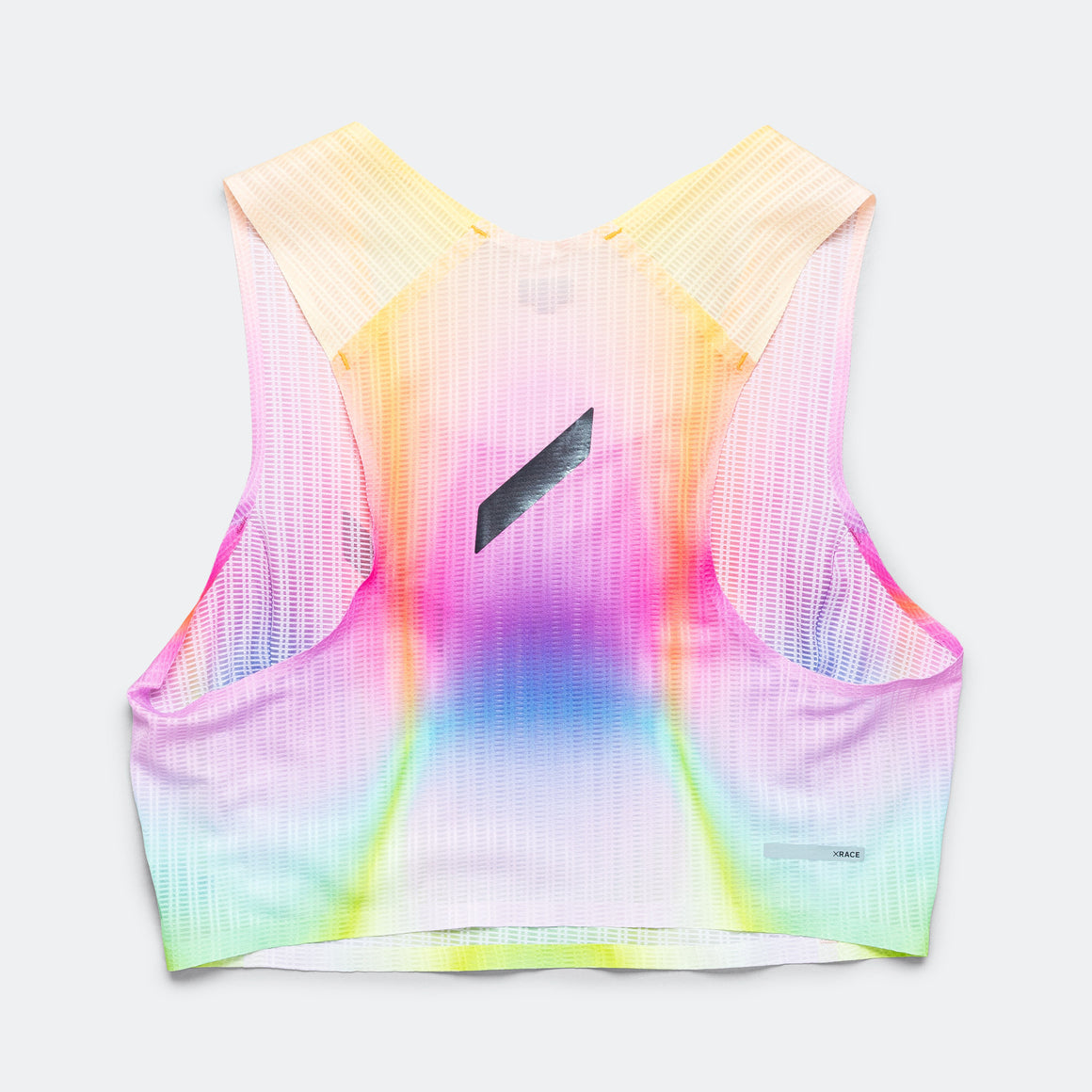 Soar - Womens Crop Race Vest - Summer Rainbow - Up There Athletics