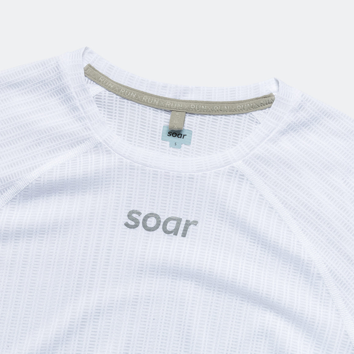 Soar - Womens Race Base Layer - White - Up There Athletics