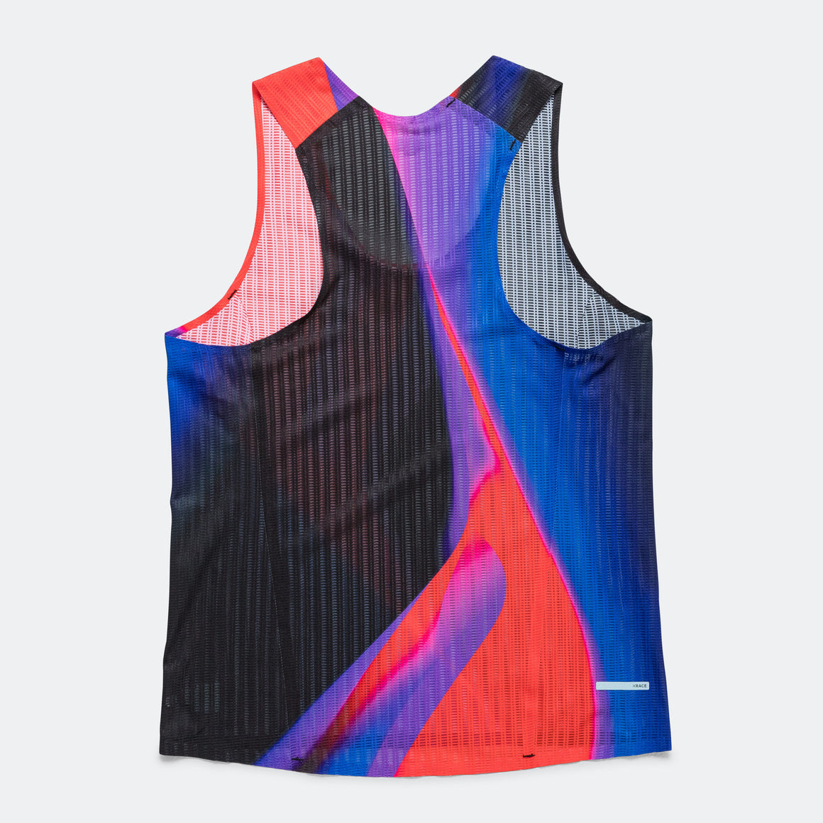 Soar - Womens Race Vest - Black/Blue/Red - Up There Athletics