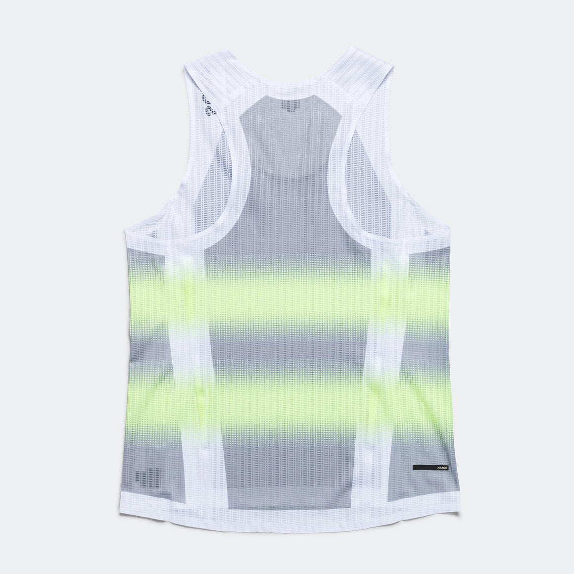 Soar - Womens Race Vest - Grey/Yellow - Up There Athletics