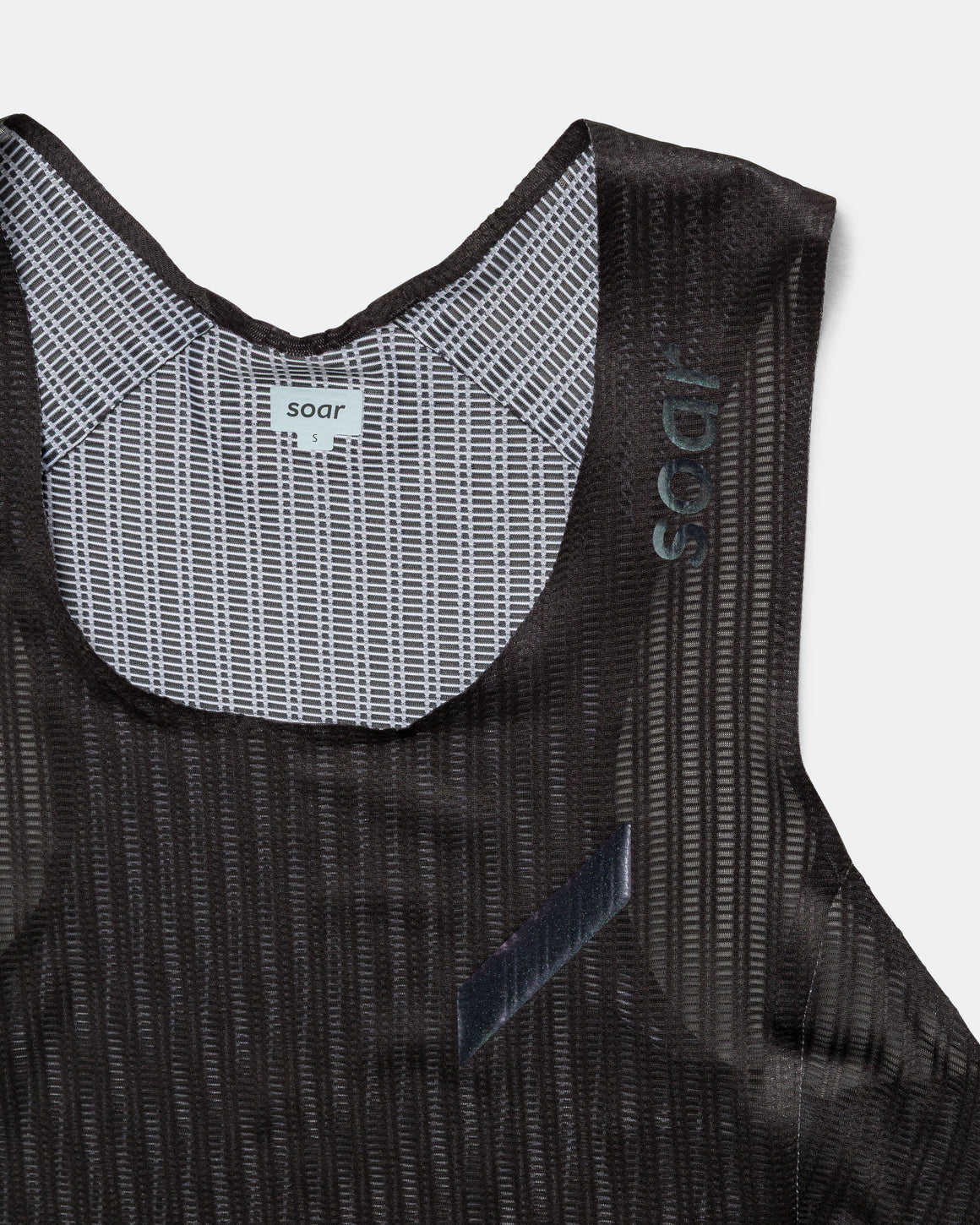 Soar - Womens Crop Vest - Black - Up There Athletics