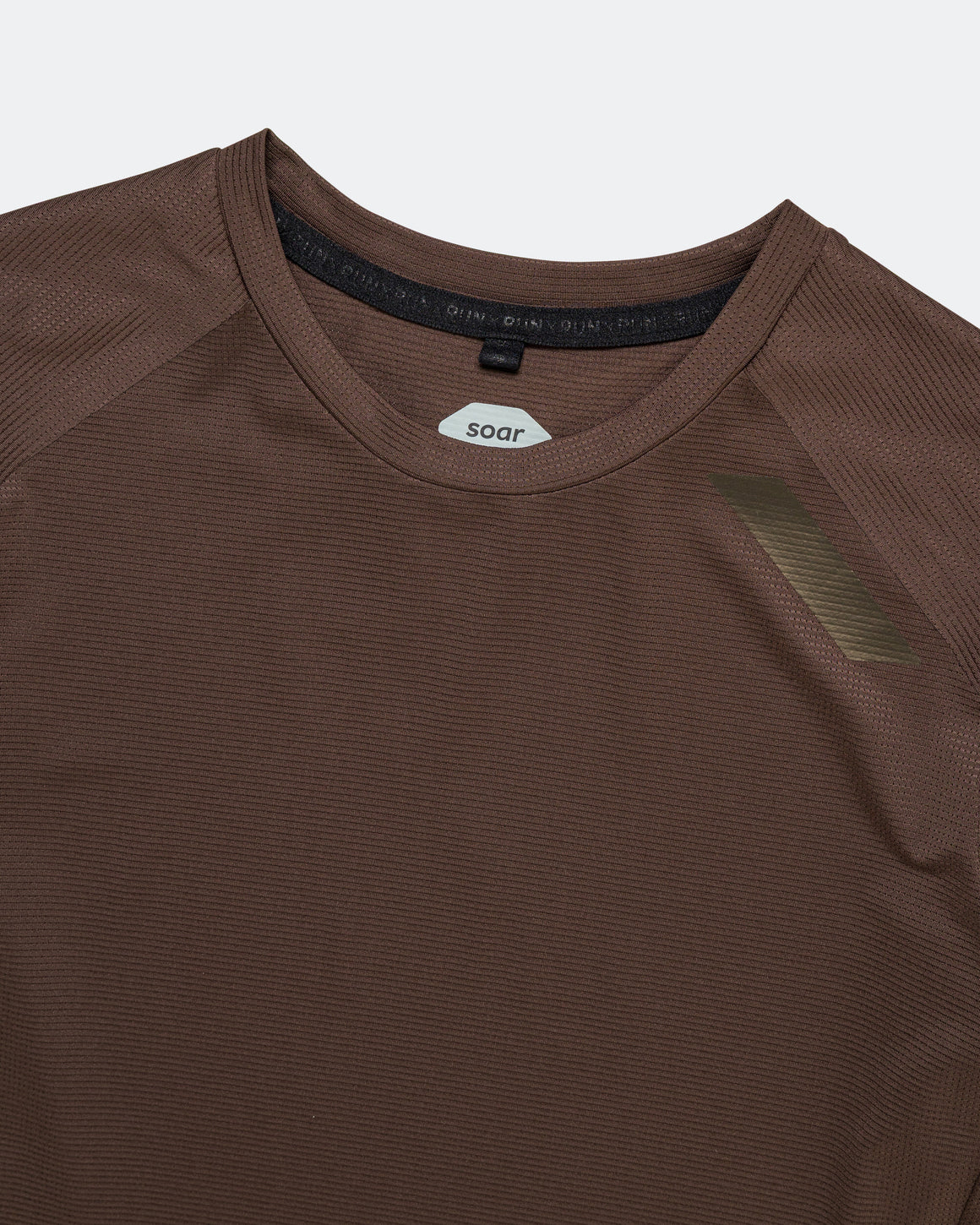 Soar - Womens LS Tech T - Dark Brown - Up There Athletics
