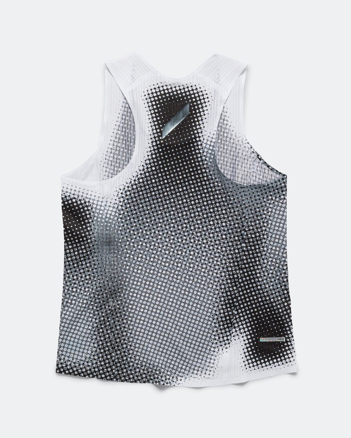 Soar - Womens Race Vest - Black/White Dot - Up There Athletics