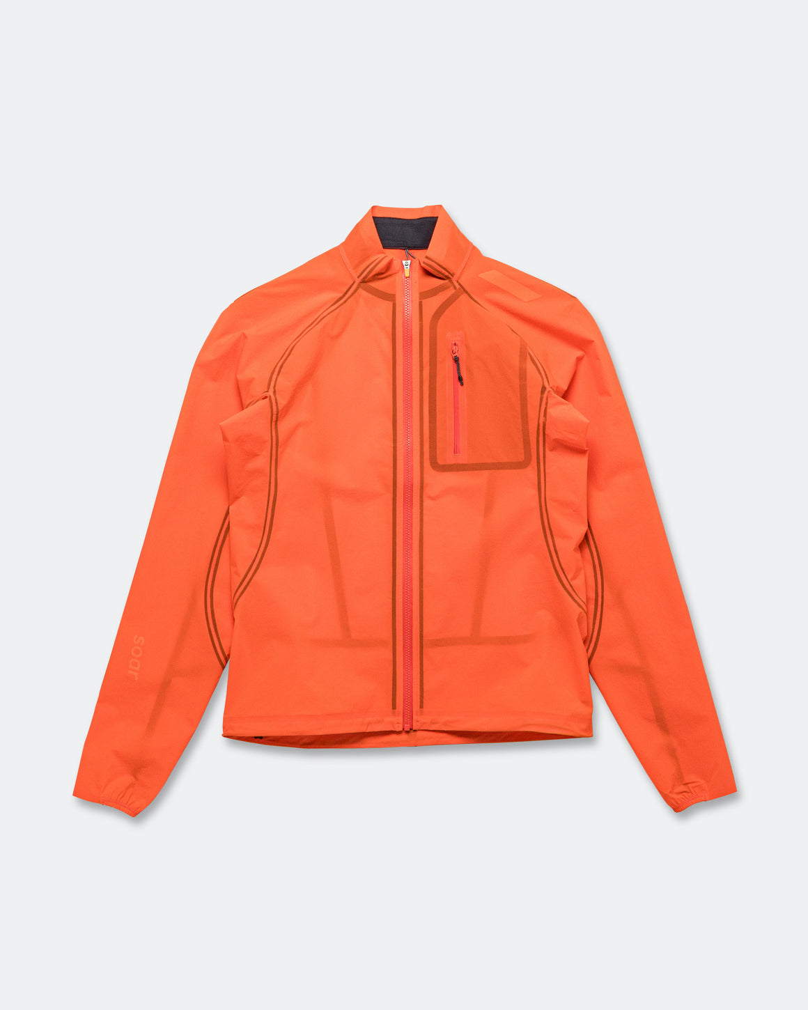 Soar - Womens Rainout Shell - Orange - Up There Athletics