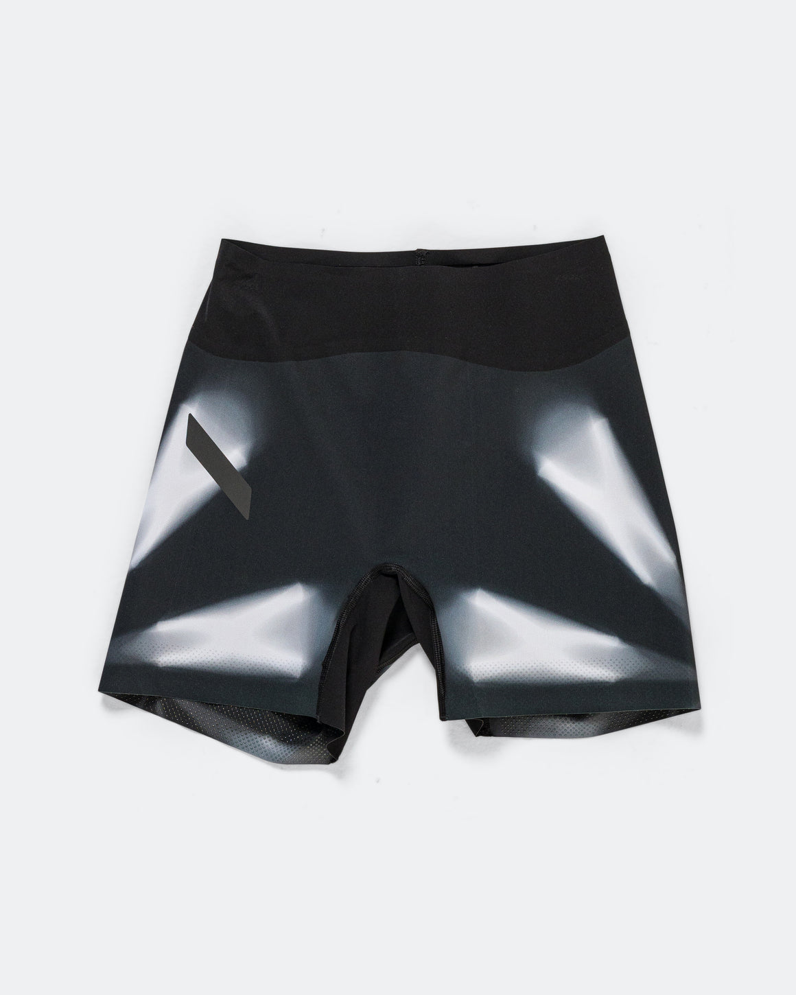 Soar - Womens Speed Shorts - Black/White Kaleidoscope - Up There Athletics