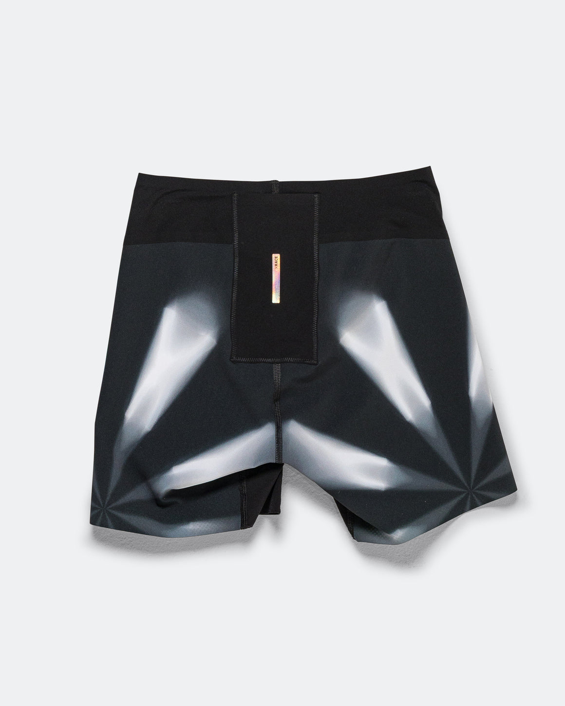 Soar - Womens Speed Shorts - Black/White Kaleidoscope - Up There Athletics