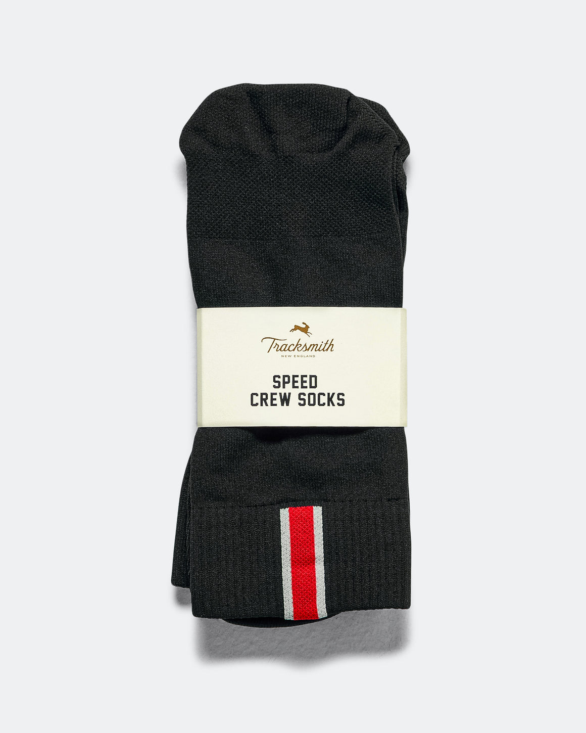 Tracksmith - Speed Crew Sock - Black - Up There Athletics