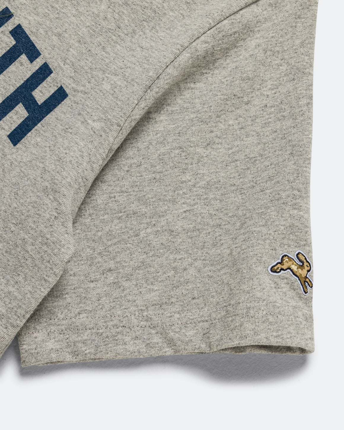 Tracksmith - Greyboy Tee - Tracksmith - Grey/Navy - Up There Athletics