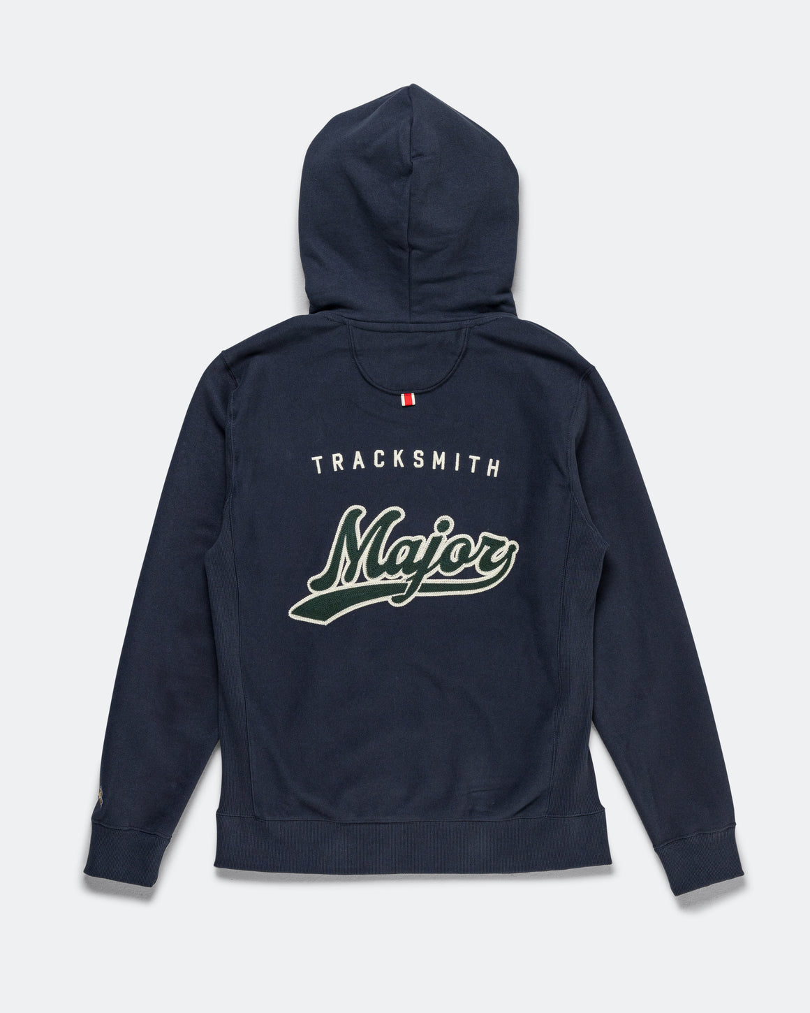 Tracksmith - Major Accomplishment Sweatshirt - Sydney - Navy/Emerald - Up There Athletics