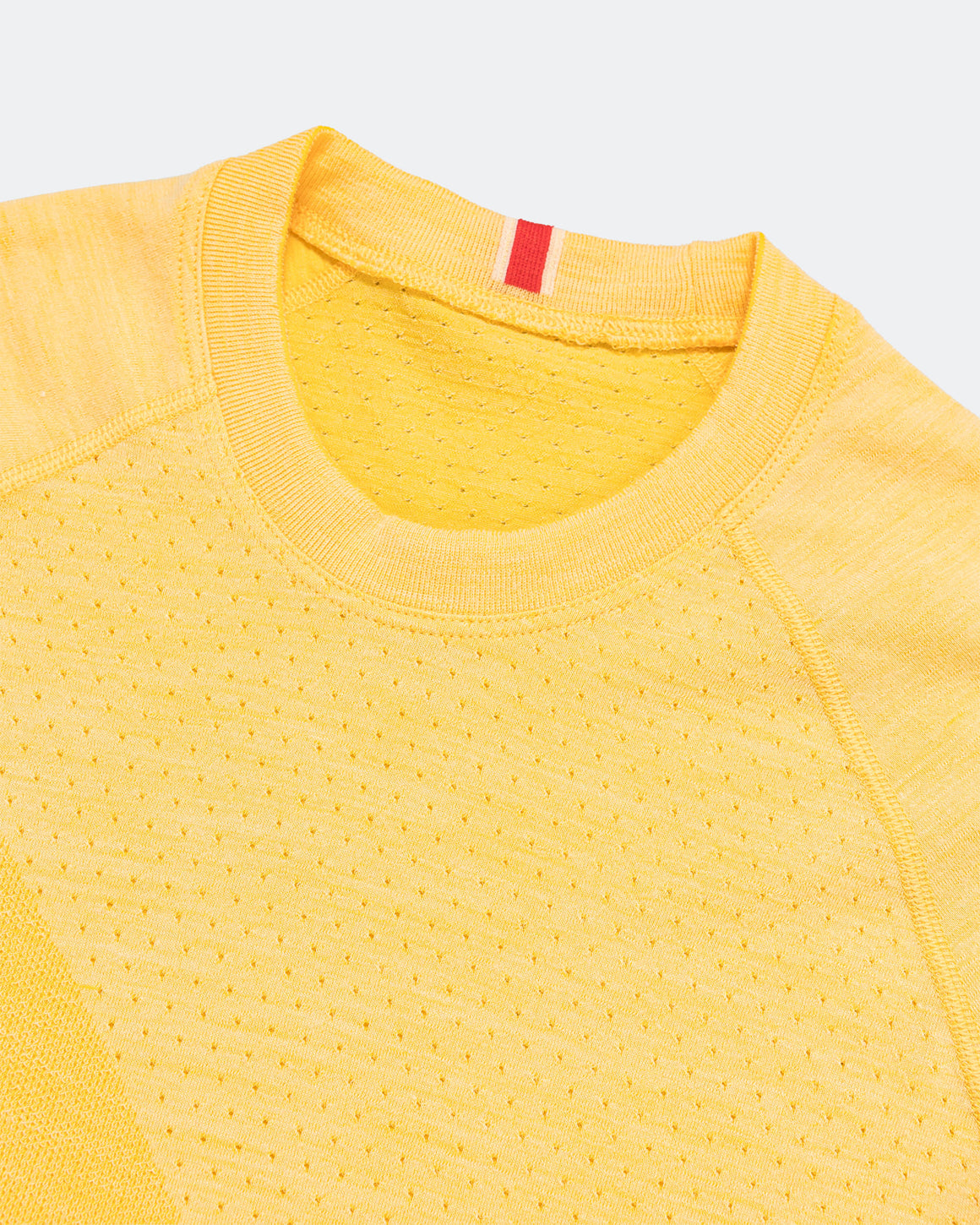 Tracksmith - Mens Brighton Base Layer - Cornsilk - Up There Athletics