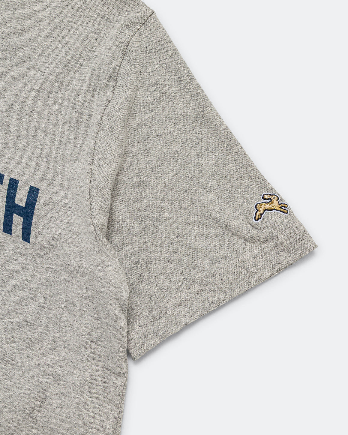 Tracksmith - Mens Greyboy Tee - Grey/Navy - Up There Athletics