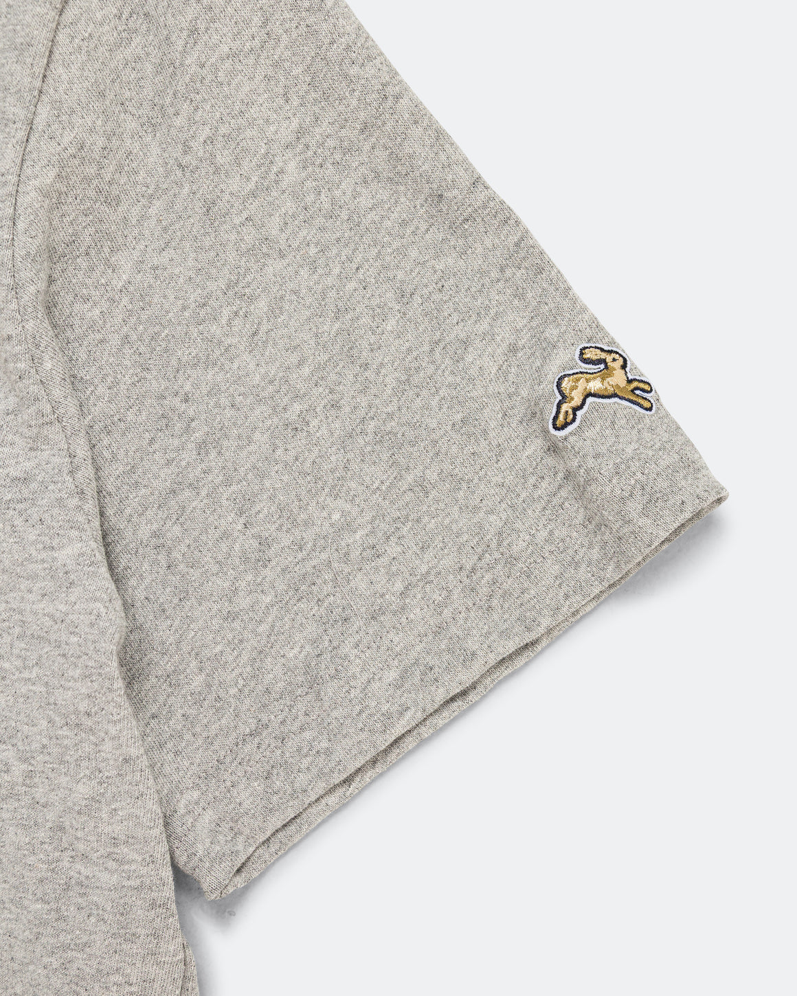 Tracksmith - Mens Greyboy Tee - Grey/Yellow - Up There Athletics