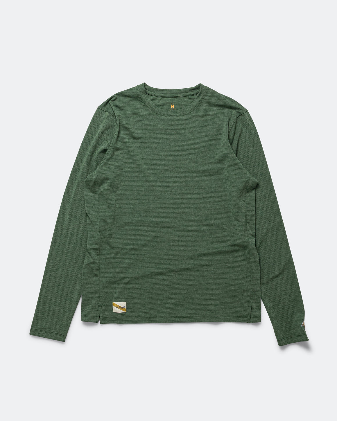 Tracksmith - Mens Session Long Sleeve - Emerald - Up There Athletics