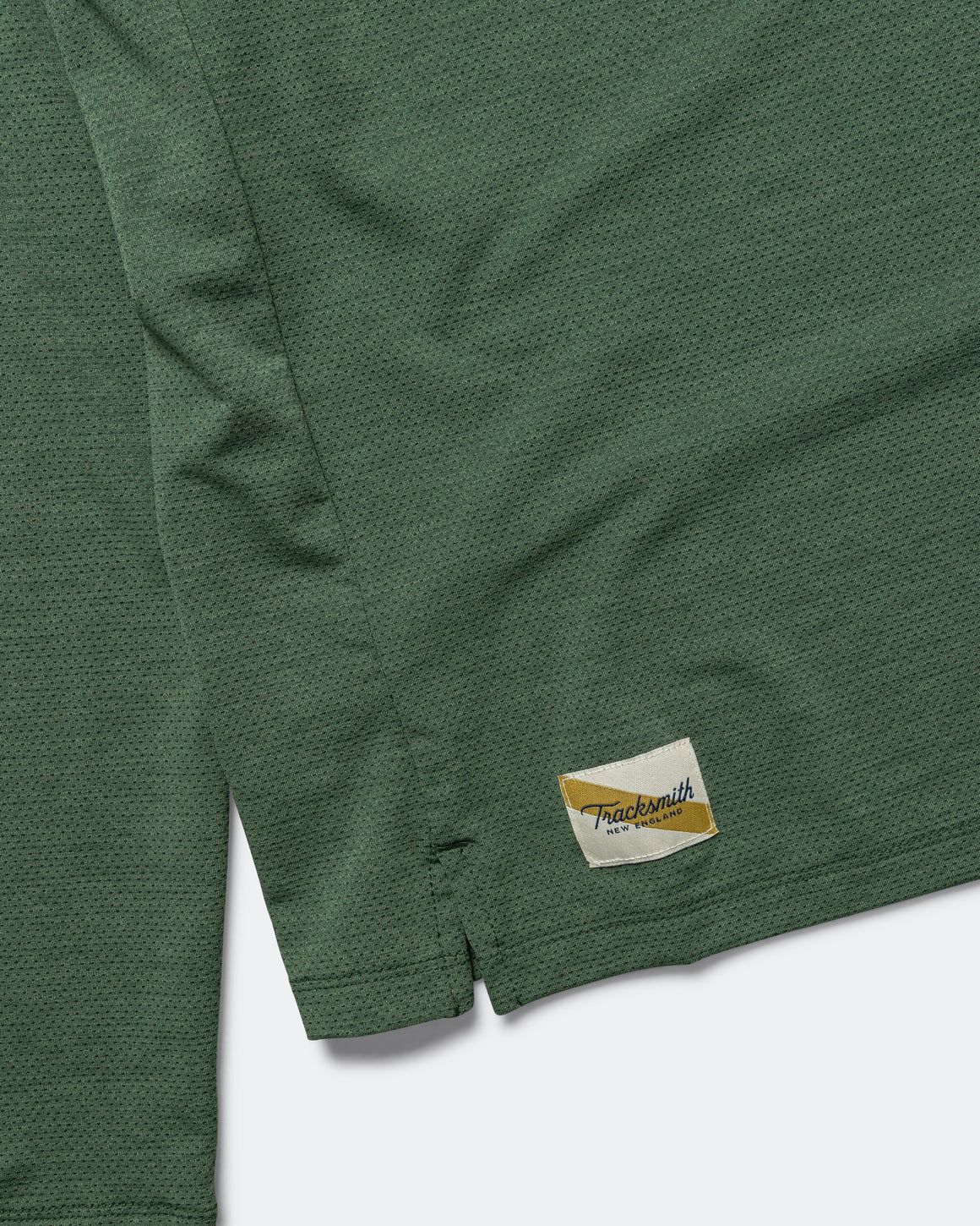 Tracksmith - Mens Session Long Sleeve - Emerald - Up There Athletics