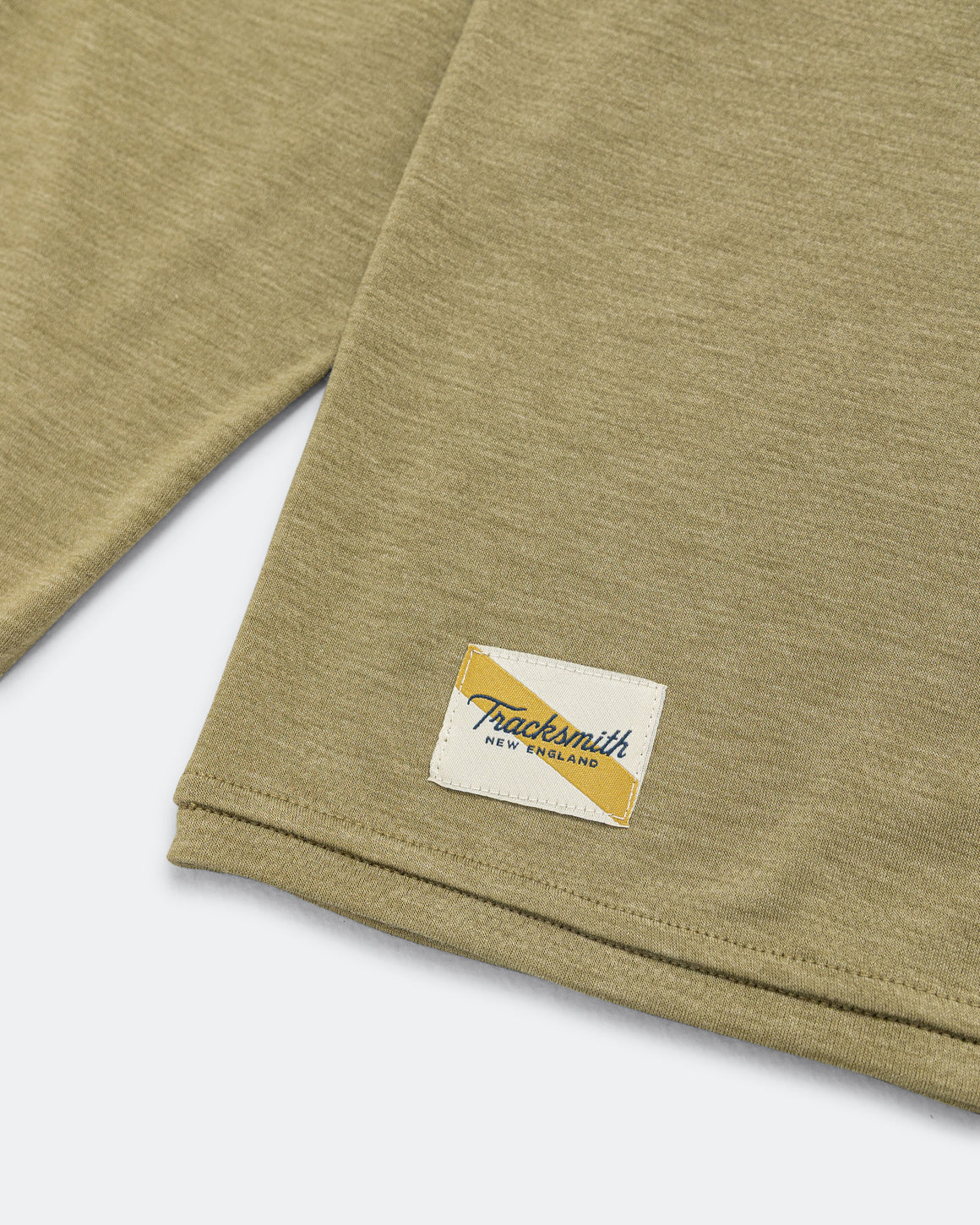 Tracksmith - Mens Session Quarter Zip - Aloe - Up There Athletics