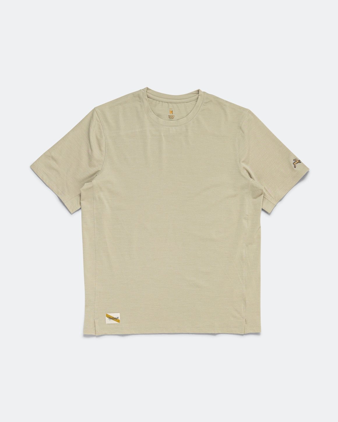 Tracksmith - Mens Session Tee - Moss Grey - Up There Athletics