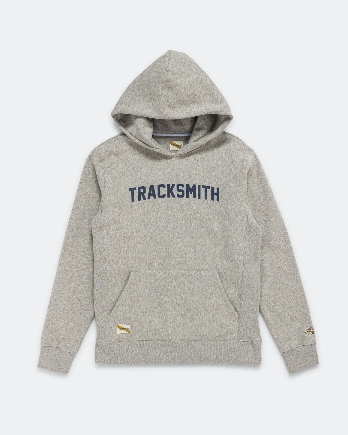 Tracksmith - Mens Trackhouse Sweatshirt - Grey/Navy - Up There Athletics