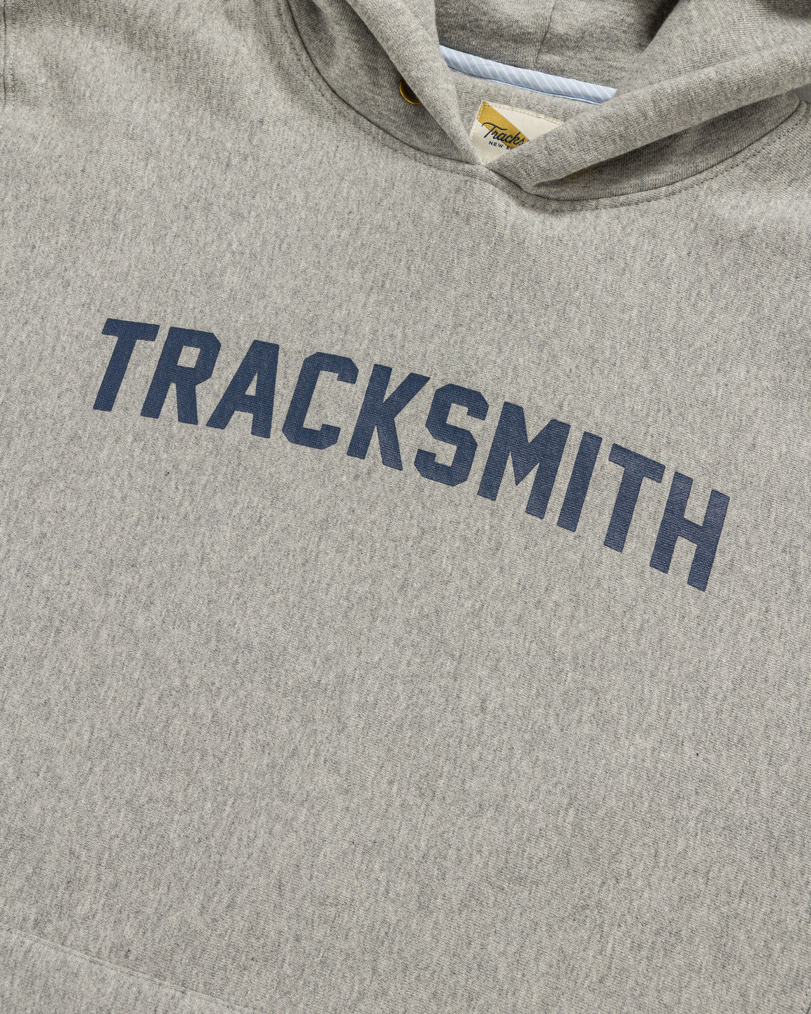 Tracksmith - Womens Trackhouse Sweatshirt - Grey/Navy - Up There Athletics