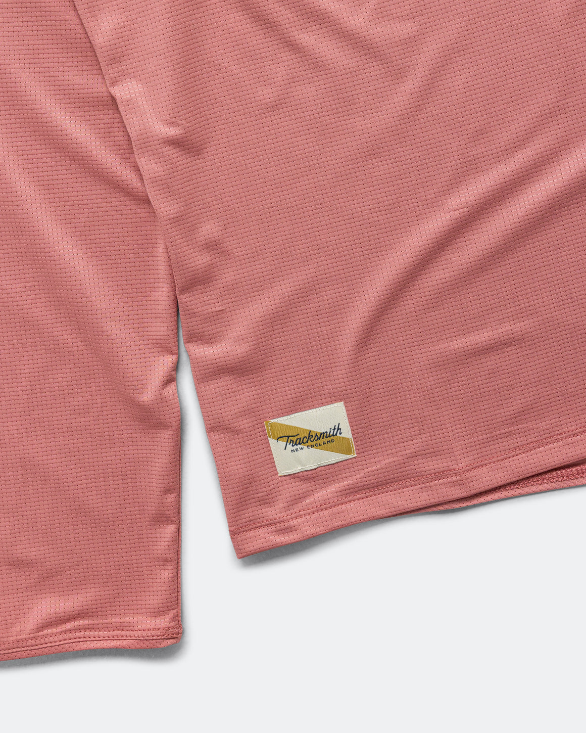 Tracksmith - Mens Twilight Long Sleeve - Dusty Rose - Up There Athletics