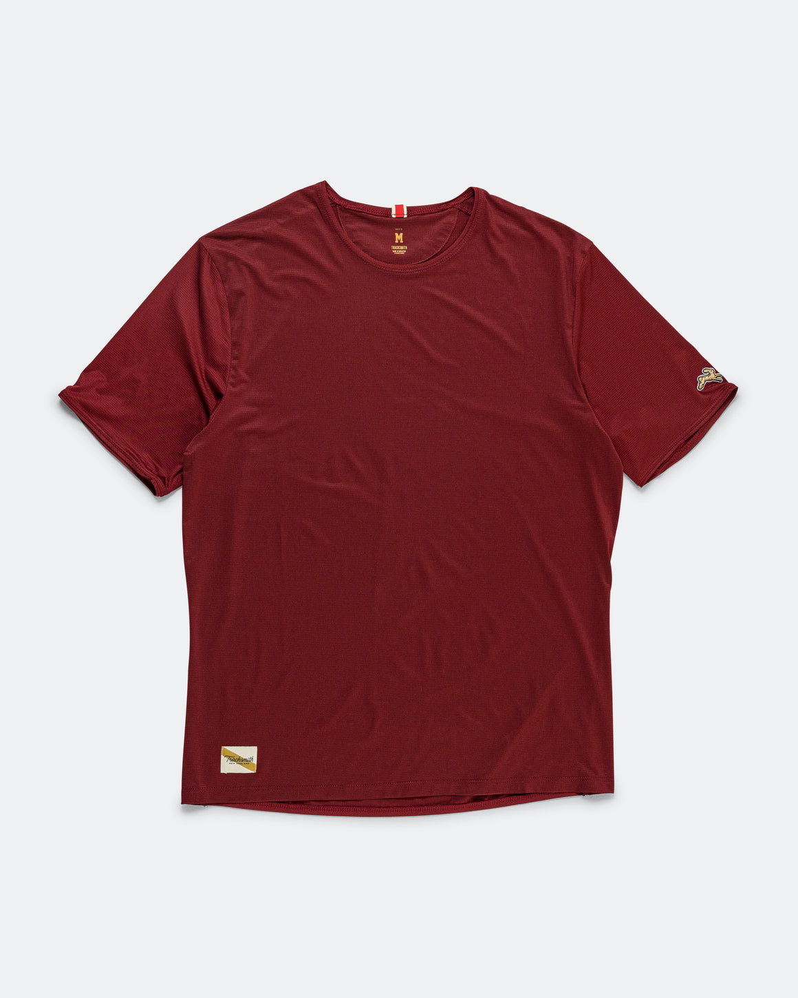 Tracksmith - Mens Twilight Tee - Cabernet - Up There Athletics