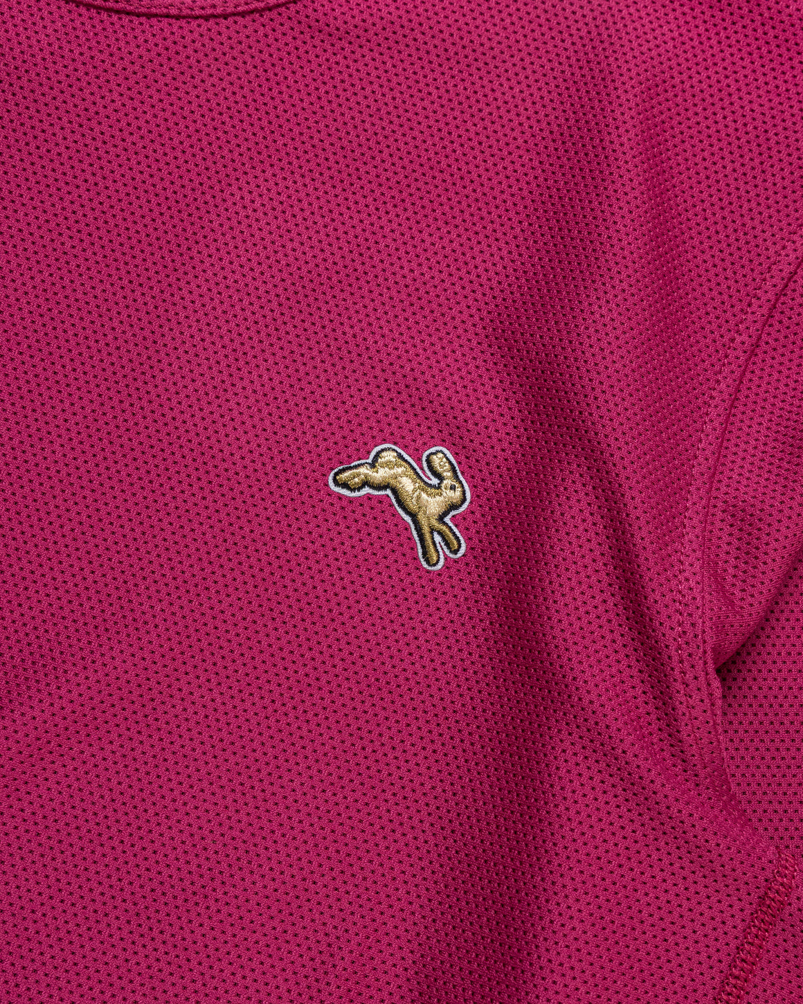 Tracksmith - Mens Van Cortlandt Long Sleeve - Raspberry/Ivory - Up There Athletics