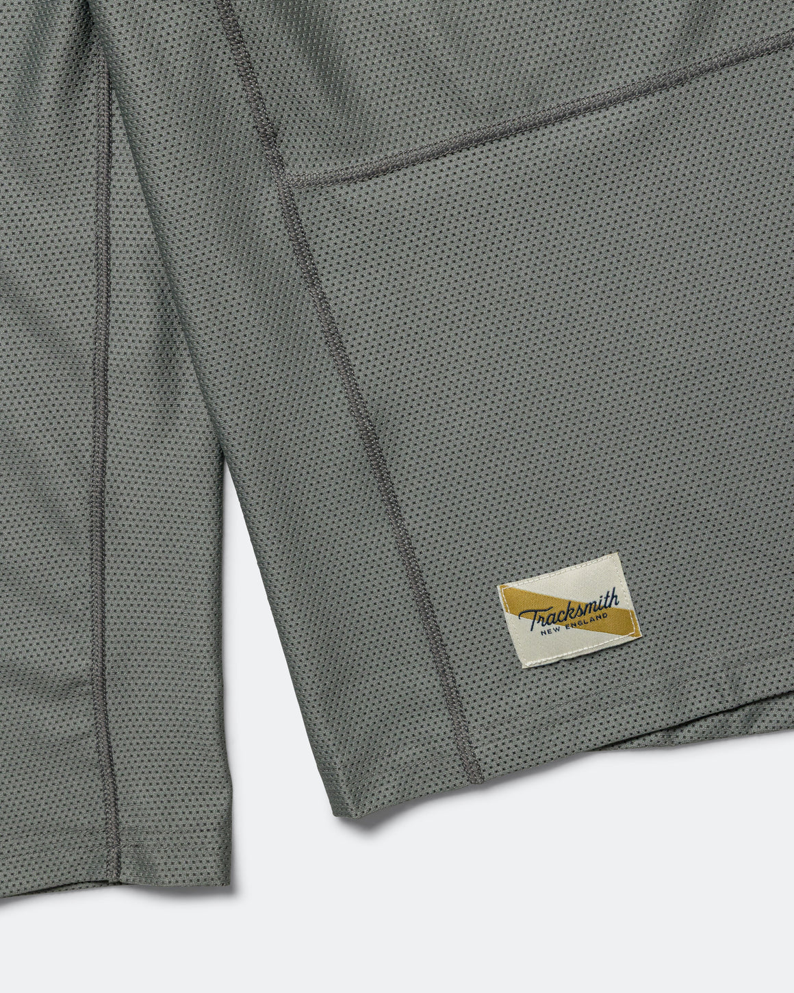 Tracksmith - Mens Van Cortlandt Long Sleeve - Sedona Sage/Honey Gold - Up There Athletics