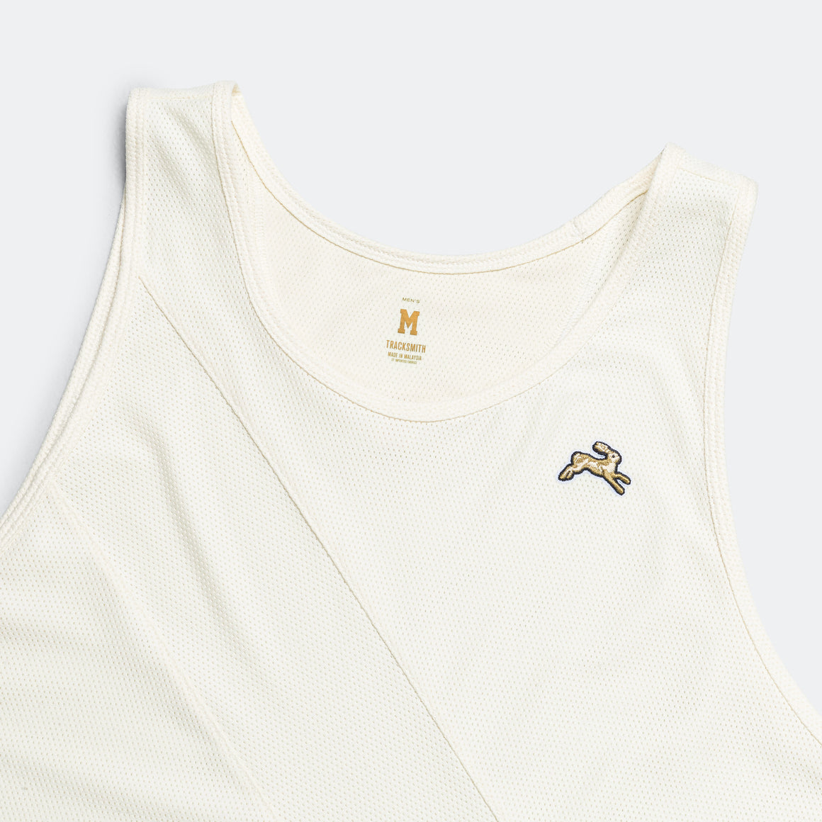 Tracksmith - Mens Van Cortlandt Singlet - Ivory - Up There Athletics