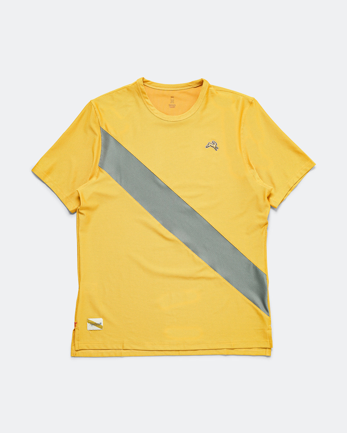 Tracksmith - Mens Van Cortlandt Tee - Honey Gold/Sedona Sage - Up There Athletics