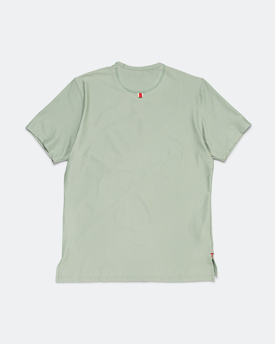 Tracksmith - Mens Van Cortlandt Tee - Jadeiete/Dusty Blue Print - Up There Athletics