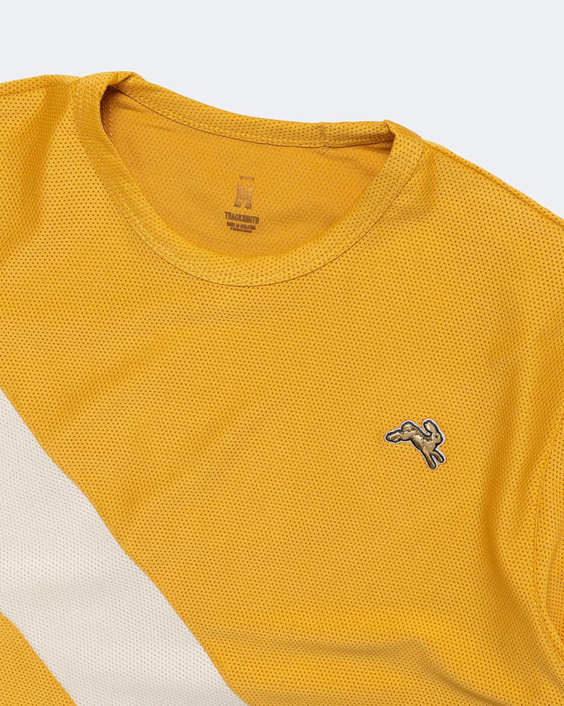 Tracksmith - Mens Van Cortlandt Tee - Narcissus/Ivory - Up There Athletics