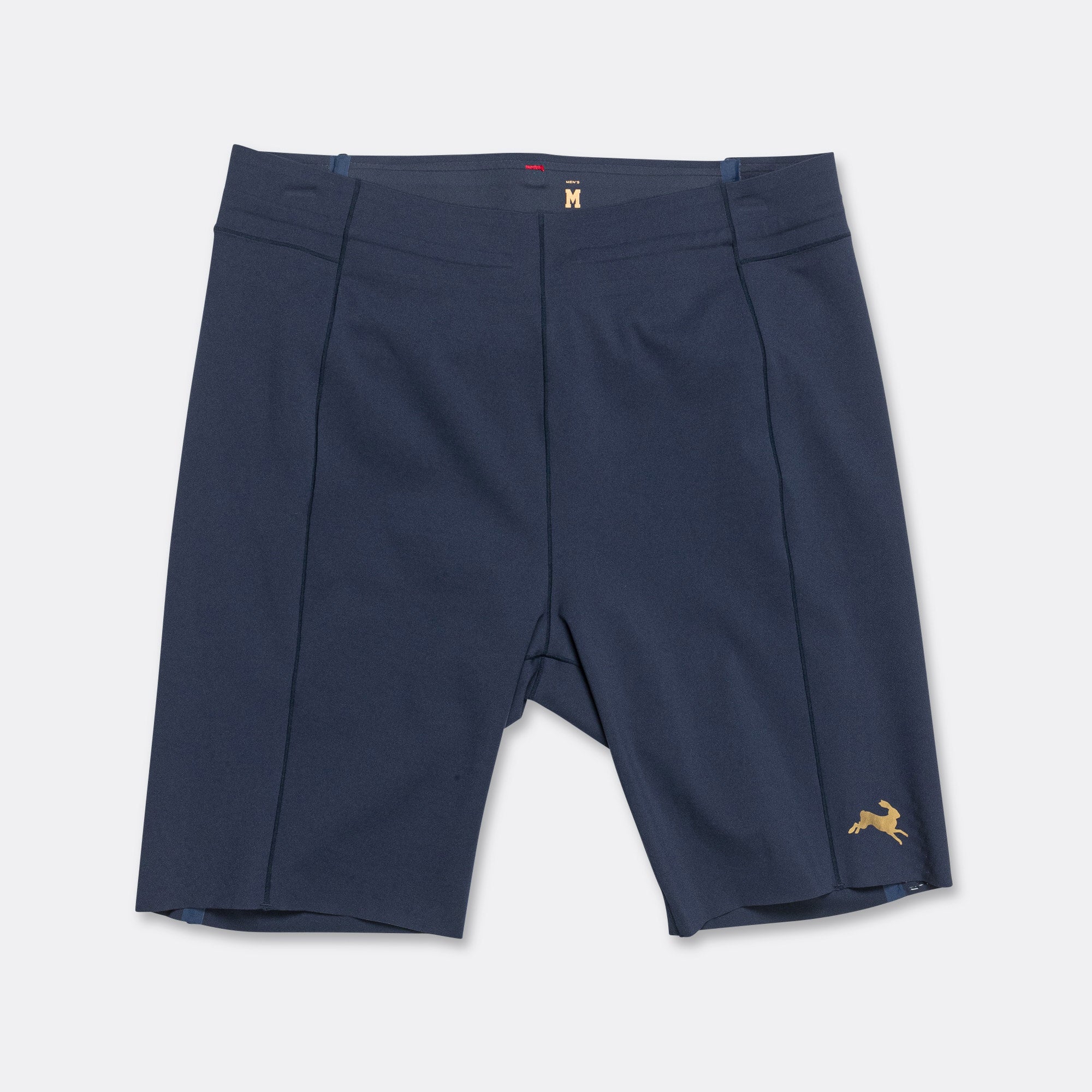 Tracksmith Mens Strata Half Tights - Navy | Up There Athletics