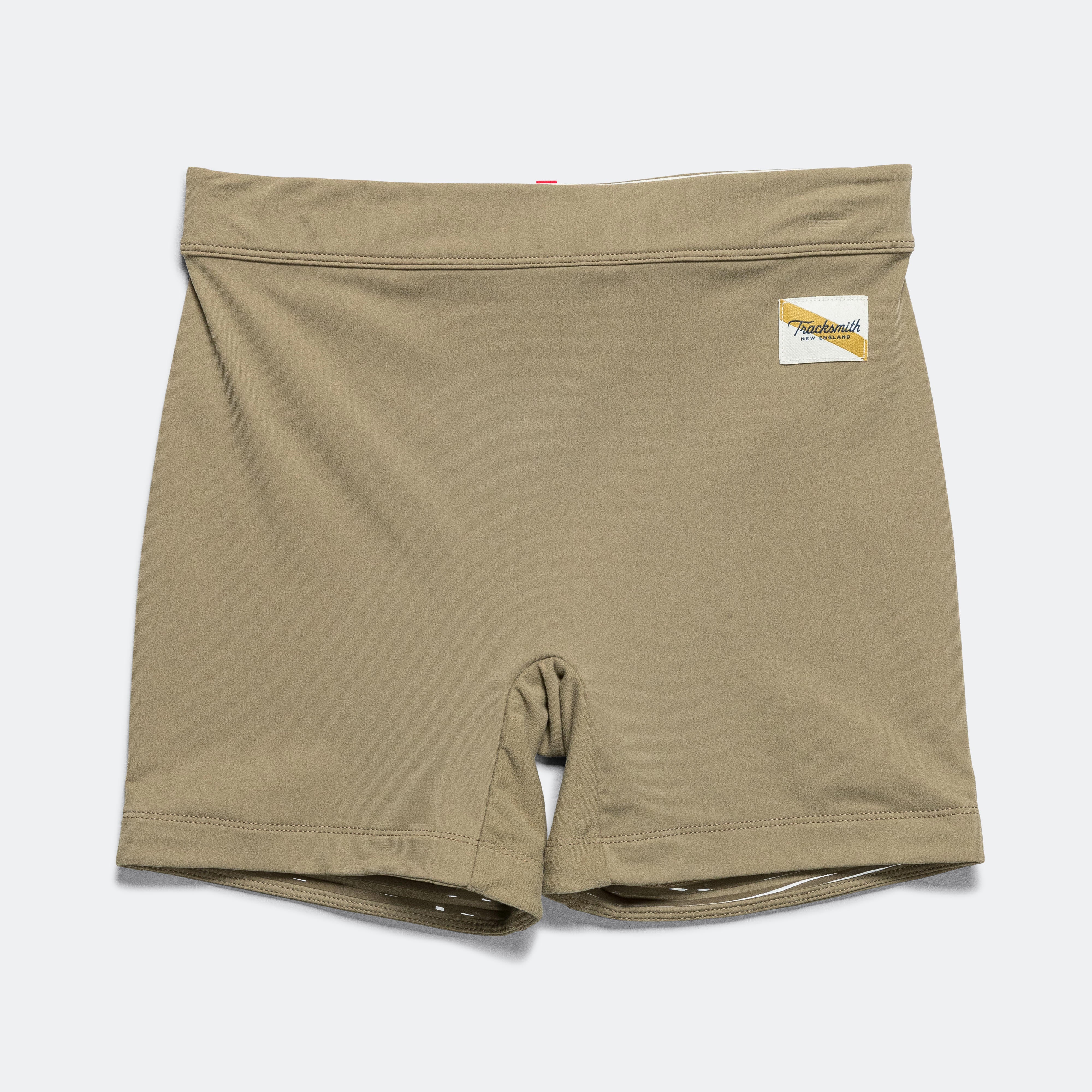 Tracksmith Womens Turnover Short Tights - Driftwood | Up There