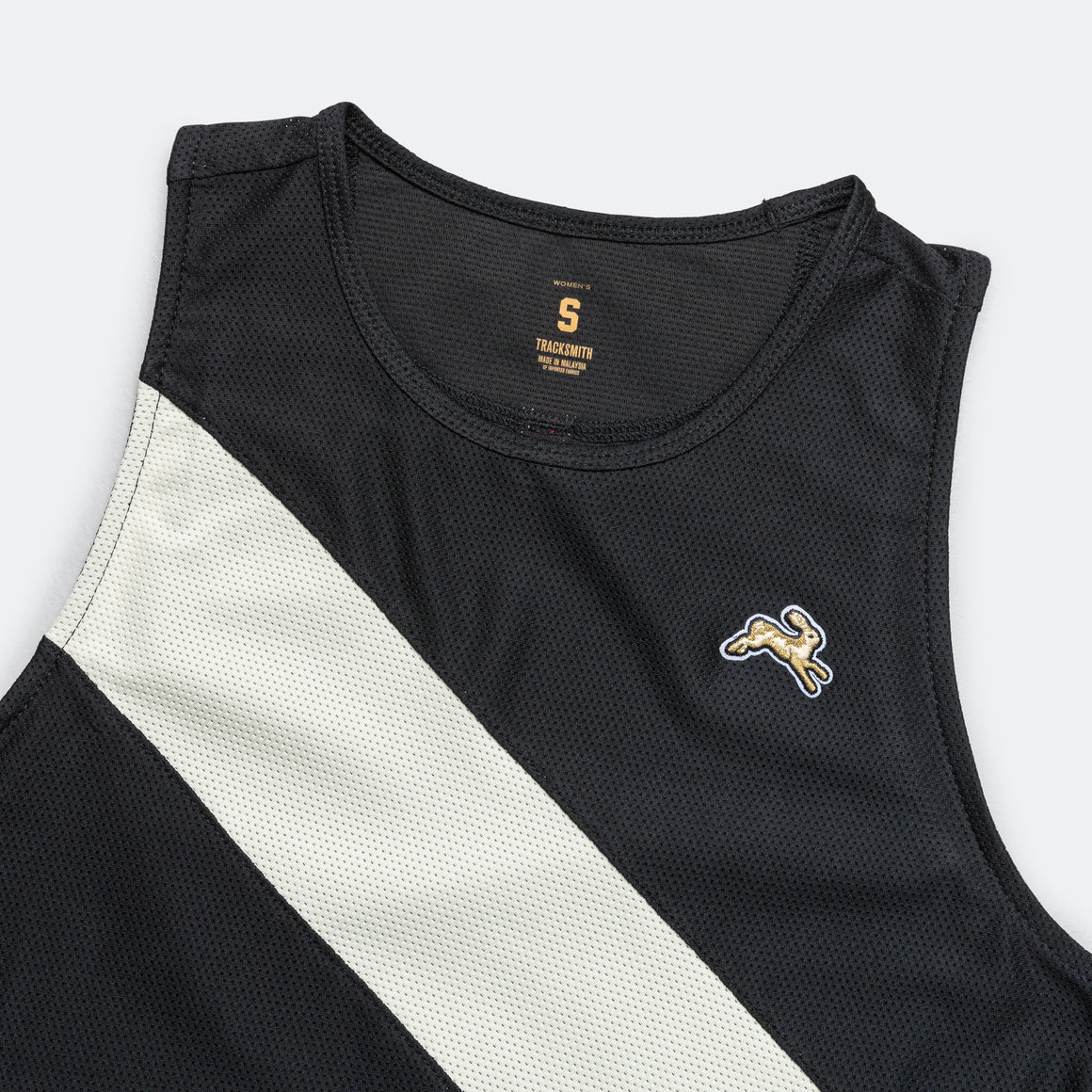 Womens Van Cortlandt Singlet - Black/Ivory-Black