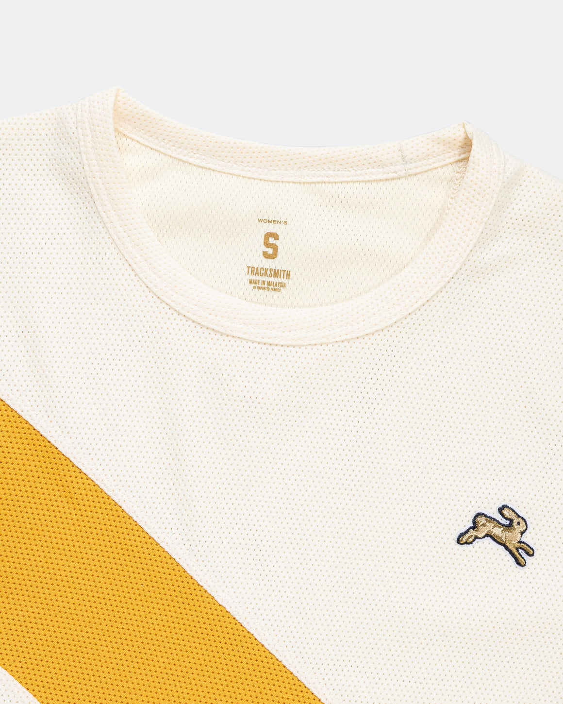 Tracksmith - Womens Van Cortlandt Long Sleeve - Ivory/Narcissus - Up There Athletics