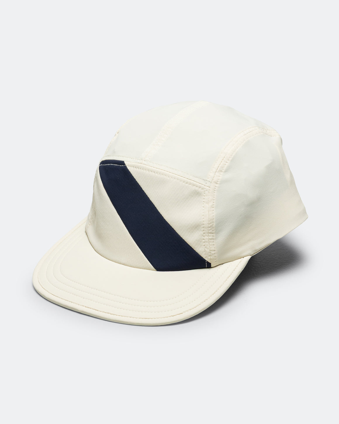 Tracksmith - Session Hat - Ivory/navy - Up There Athletics