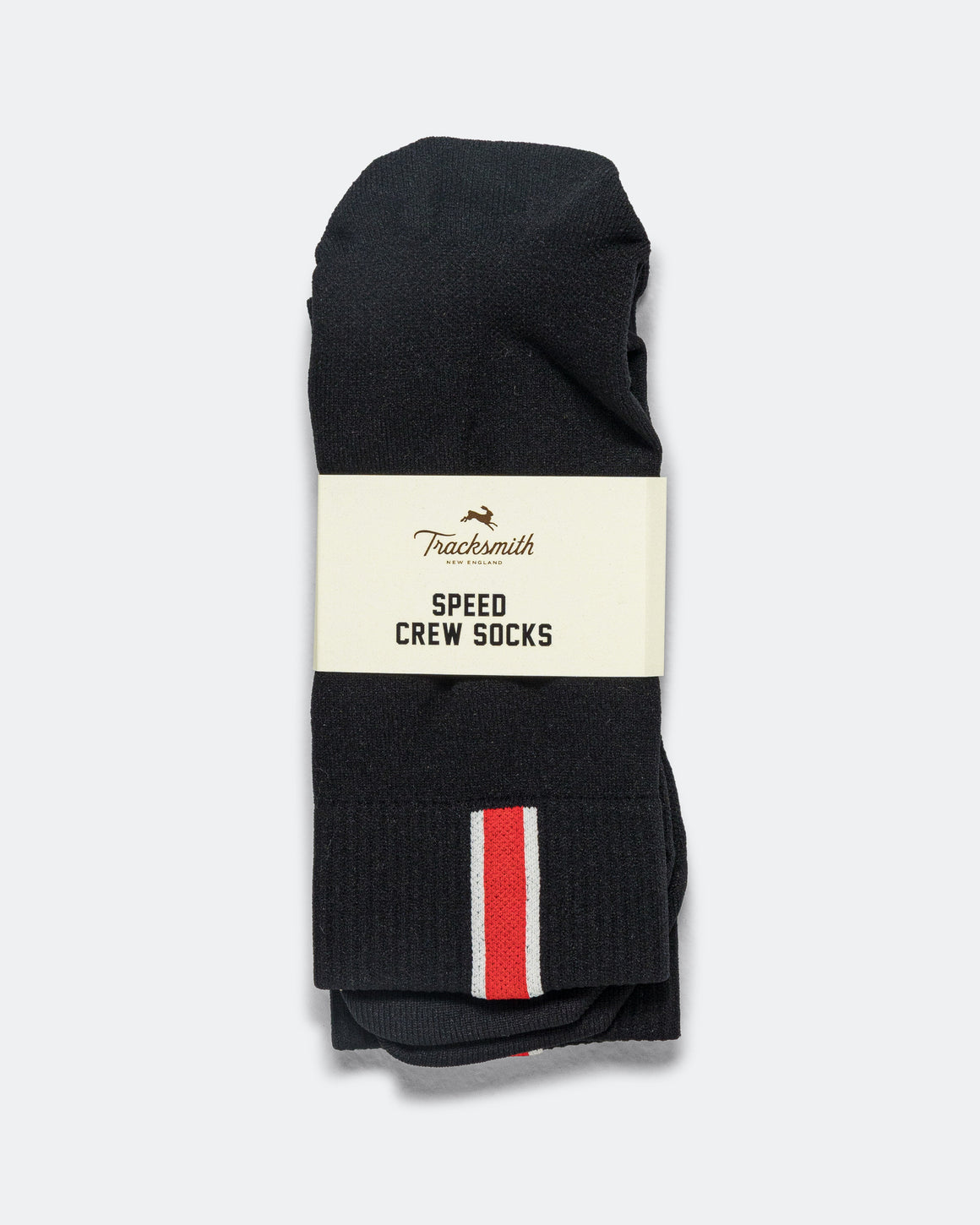 Tracksmith - Speed Crew Sock - Black - Up There Athletics
