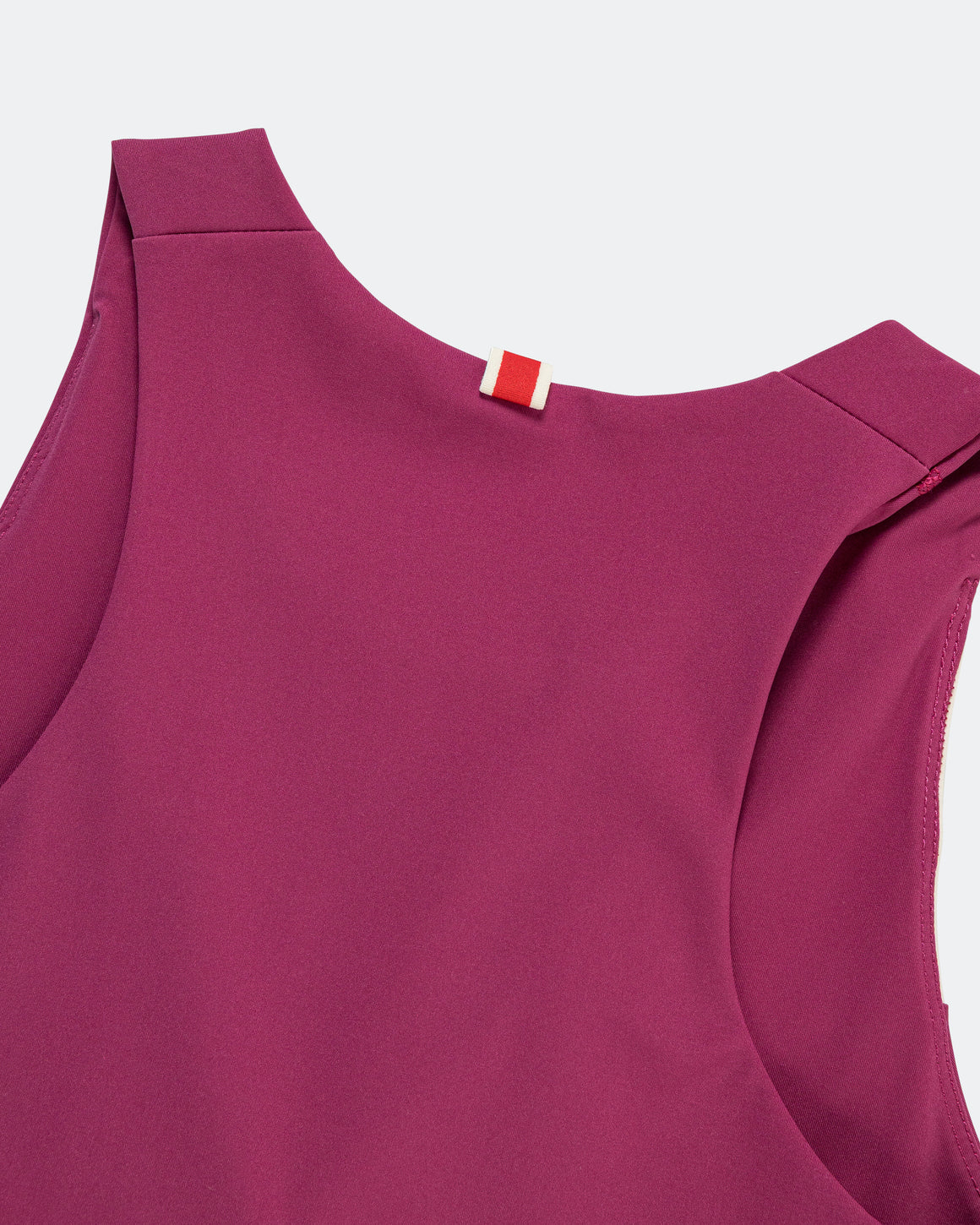 Tracksmith - Womens Bell Lap Top - Raspberry/Ivory - Up There Athletics