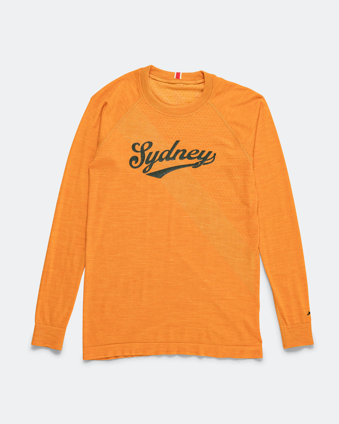 Tracksmith - Womens Brighton Base Layer - Sydney 2026 - Deep Gold/Ponderosa Pine - Up There Athletics