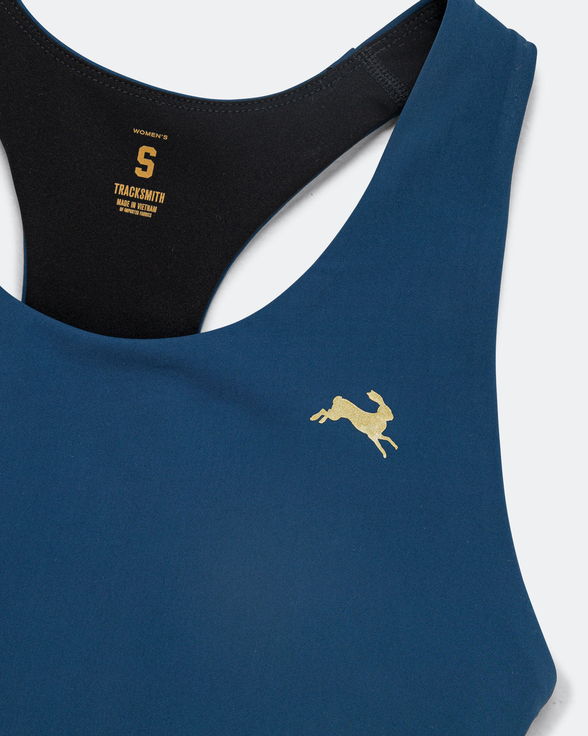 Tracksmith - Womens Run Bra - Indigo - Up There Athletics