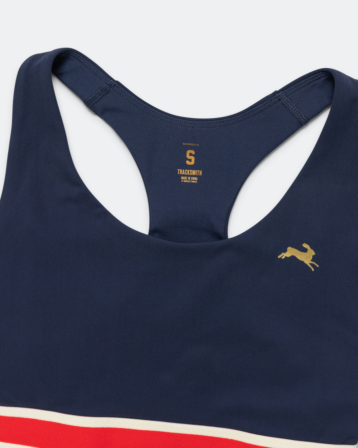 Tracksmith - Womens Run Bra - Navy - Up There Athletics
