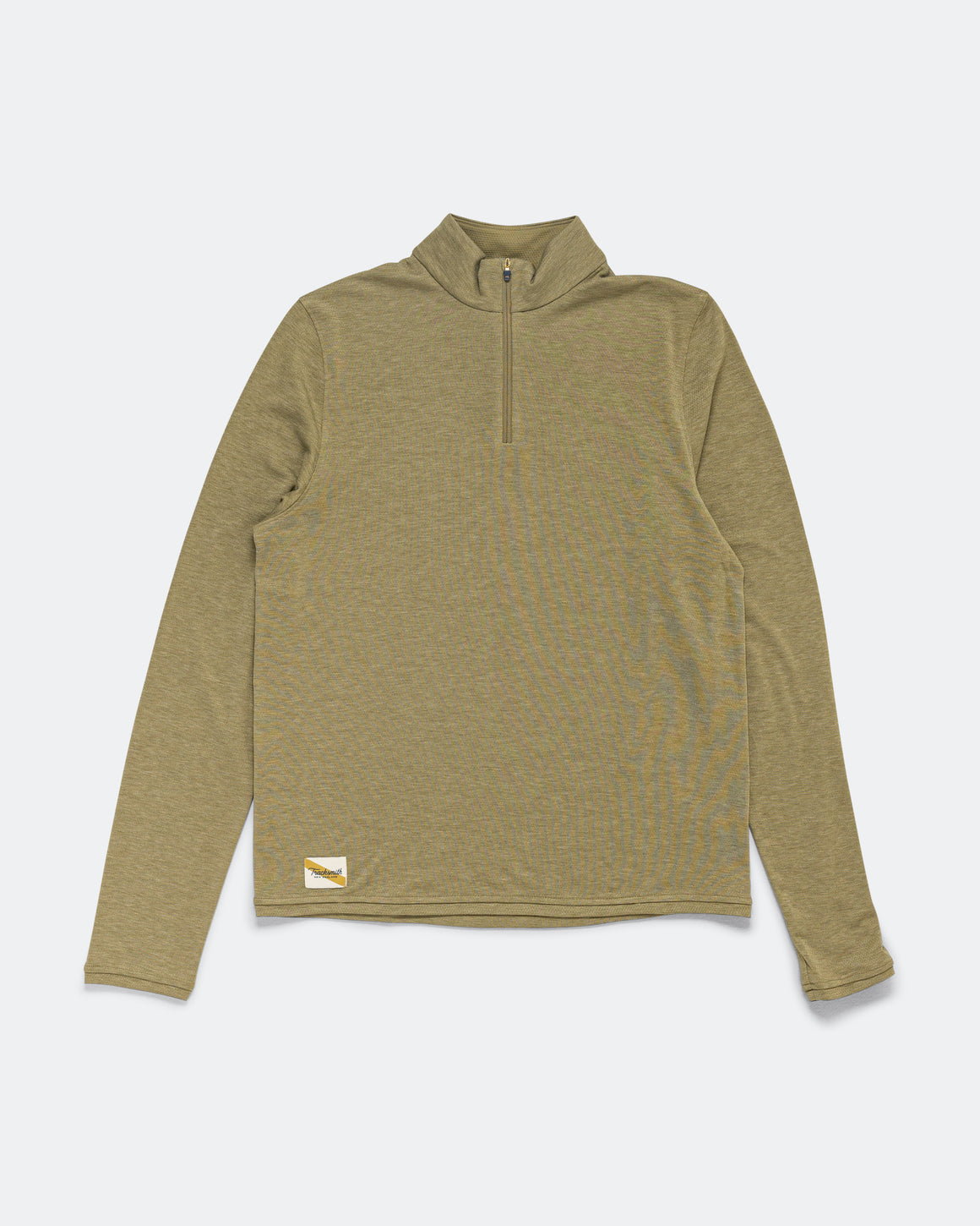 Tracksmith - Womens Session Quarter Zip - Aloe - Up There Athletics