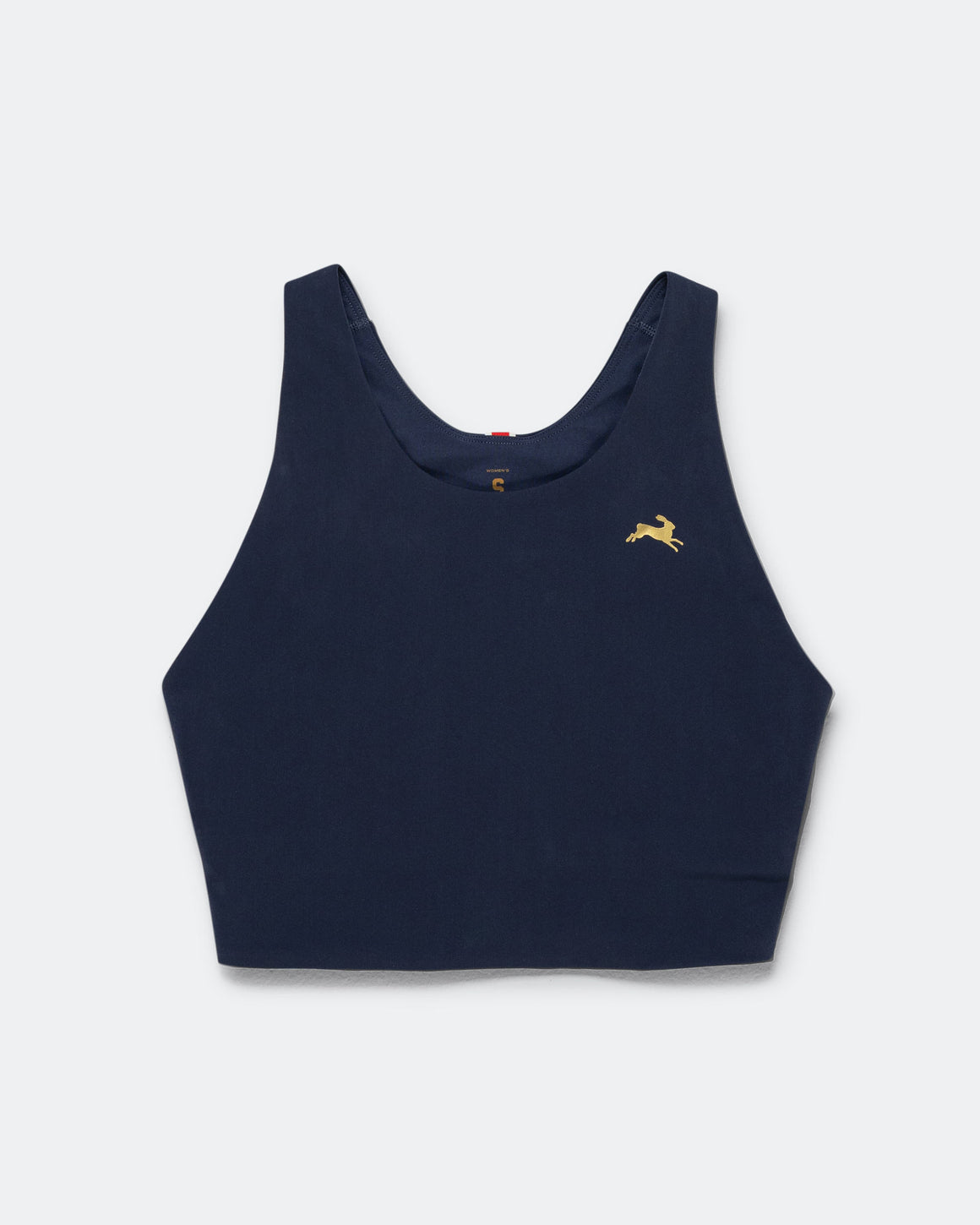 Tracksmith - Womens Turnover Crop Top - Navy - Up There Athletics